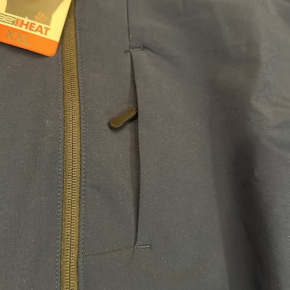 32 degrees heat men’s full zip jacket multiple pockets size XXL color, blue NWT - Picture 3 of 7